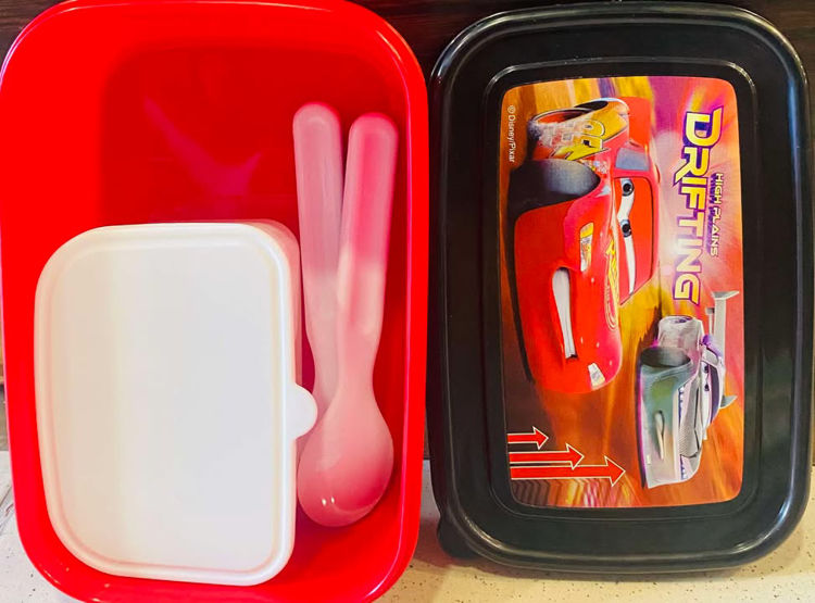 Picture of HPSCL DISNEY PIXAR CARS LUNCHBOX WITH EXTRA CUTLERY AND BOX